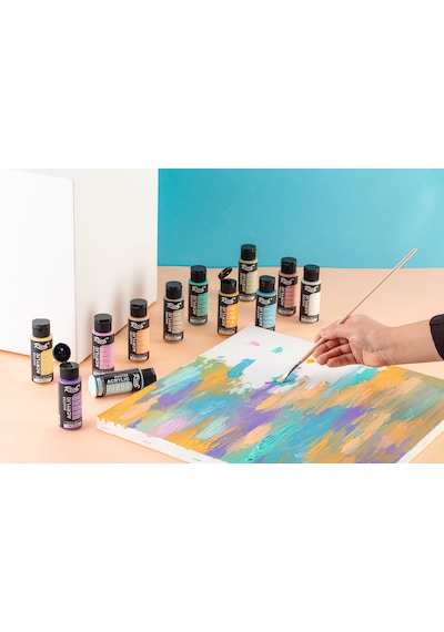 Rich Mastermix Akrilik Boya Pastel Renkler 12X60Cc