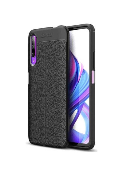 Huawei P Smart Pro 2019 Kılıf Zore Niss Silikon Kapak Siyah