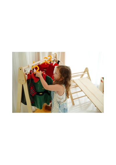 Montessori Çocuk Elbise Askılığı Diğer