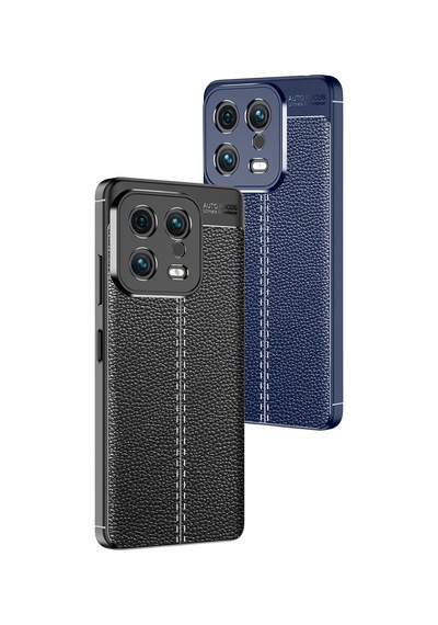Xiaomi Mi 13 Kılıf Focus Deri Görünümlü Kamera Korumalı Silikon Kılıf