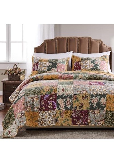 Grönland Home Antik Şık Otantik Patchwork Pamuklu Yorgan Seti Diğer