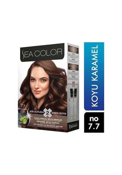 Sea Koyu Karamel Krem Saç Boyası 7/7 2'Li 8698753381877