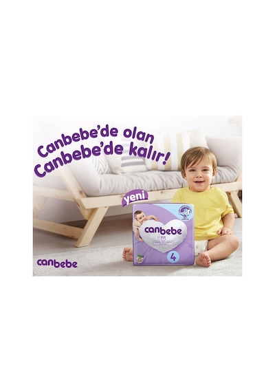 Canbebe Yenidoğan Bebek Bezi 1 Numara Jumbo Paket 40 Adet