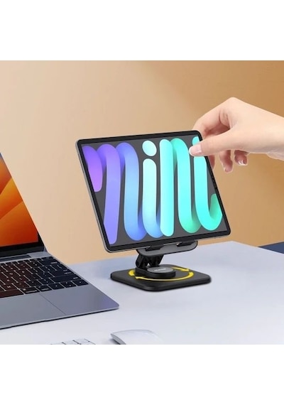 Daytona F10-S 360 Derece Dönebilir Tablet Standı Siyah