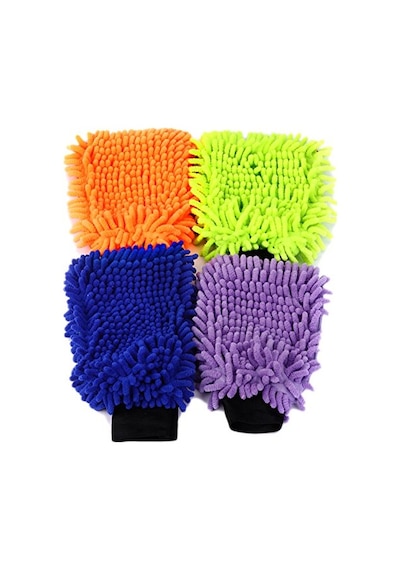 4 Set Su Geçirmez Mikrofiber Yıkama Eldiveni, Araç Yıkama Eldiveni, Temizleme Bezi, Temizlik Bezi, Araç Bakımı, Parlatma Eldiveni, Bakım Eldiveni, Araba Yıkama, Motosiklet, 21 X 16 Cm, 4 Renk Açık Mavi - Pembe 4 Set Su Geçirmez Mikrofiber Yıkama Eldiveni, Araç Yıkama Eldiveni, Temizleme Bezi, Temizlik Bezi, Araç Bakımı, Parlatma Eldiveni, Bakım Eldiveni, Araba Yıkama, Motosiklet, 21 X 16 Cm, 4 Renk Açık Mavi - Pembe