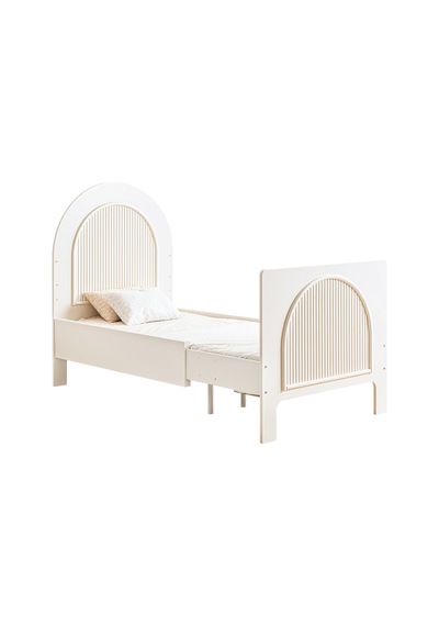 Mdf Beşik, Athena Büyüyen Beşik 90x130 - 1 Adet 90x130 Comfort Yatak Beyaz