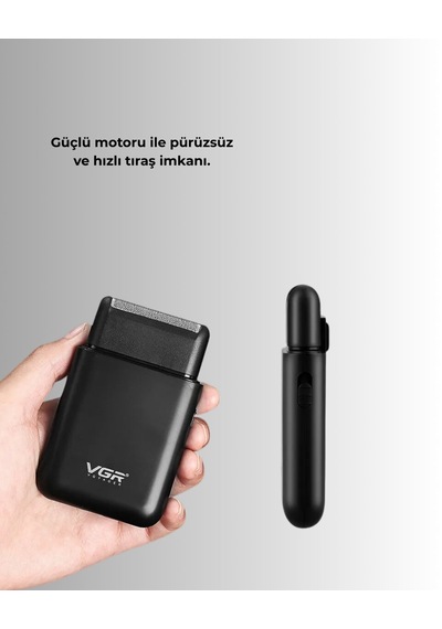 Çift Başlıklı Elektrikli Tıraş Makinesi Suya Dayanıklı Hafif Ve Ergonomik 1 - 2 Saat