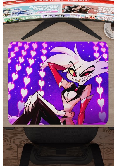 Hazbin Hotel Kaymaz Dikişli Kauçuk Oyuncu Mousepad V3 - 48x40 Xl Gaming Mouse Pad Fare Altlığı