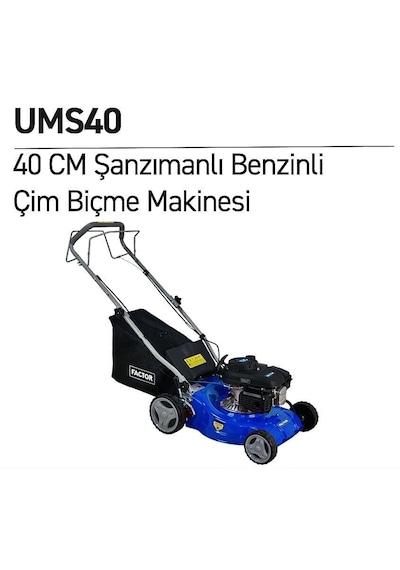 Kama By Reis Factor UMS40 400 MM Şanzımanlı Benzinli Çim Biçme Makinesi
