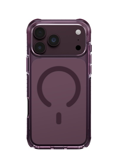 Apple iPhone Uyumlu 18 Pro Max Kılıf Combat Üç Katmanlı Shocksorb Teknolojisi Magsafe Soft Ve Pürüzsüz Kapak Mürdüm