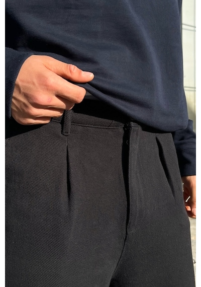 Basic Siyah Premium Kumaş Pantolon-siyah Siyah