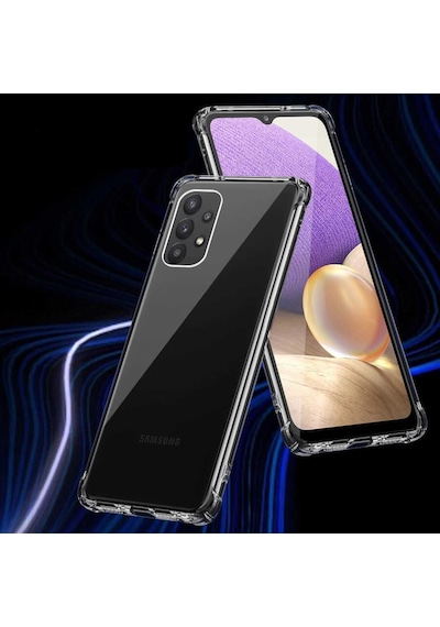 Galaxy A72 Kılıf Köşeleri Airbagli Anti Şok Şeffaf Zırh