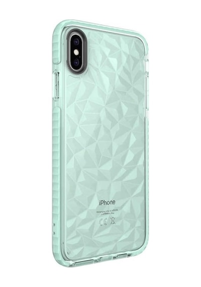 Apple Uyumlu iPhone Xs 5.8 Kılıf Zore Buzz Kapak Yeşil