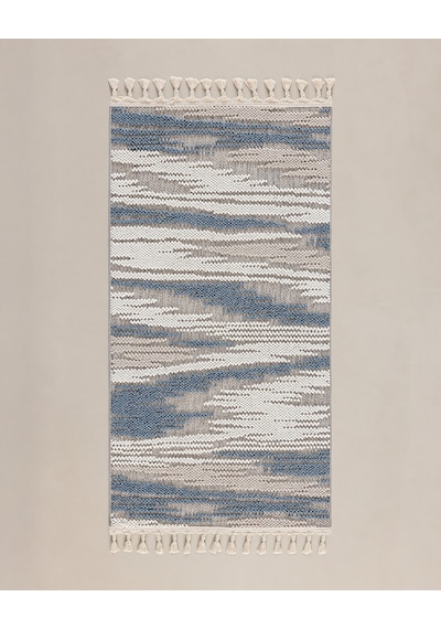 Madame Coco Grania Saçaklı Halı - Gri - 80x150 Cm 8684427028681 Gri