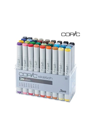 Copic Sketch 36lı Set Basic Colours Çok Renkli