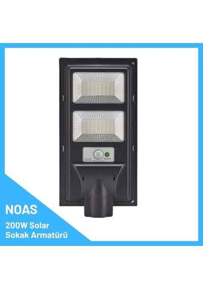 Noas 200w Solar Sokak Armatürü Led Dış Mekan Aydınlatma