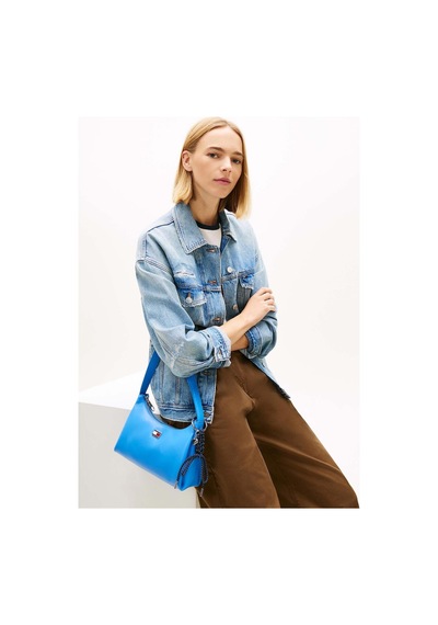 Tommy Hilfiger Kadın Mavi Omuz Çantası Aw0aw18458-c4f