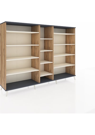 Hyperion Dolap 11 Raflı 220x44x163 Çam-antrasit/aytaşı Çam-antrasit/aytaşı Hyperion Dolap 11 Raflı 220x44x163 Çam-antrasit/aytaşı Çam-antrasit/aytaşı