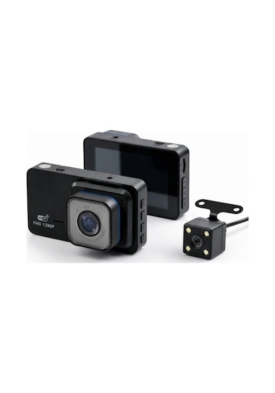 Carboon T722 Wifi Araç İçi Kamera Ön + Arka Çift Kamera Full Hd 1296p Gece Görüş G-sensör Park Modu