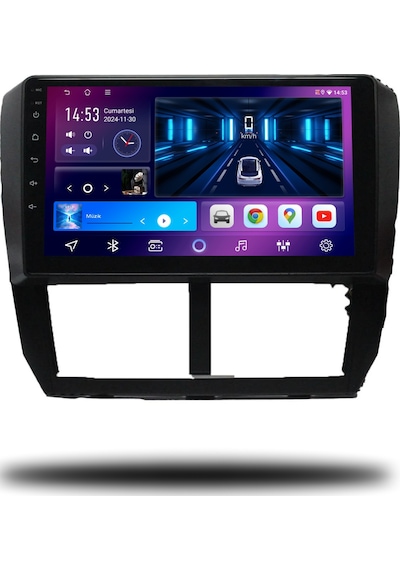 Caros Subaru Forester 2008-2012 Uyumlu Android Multimedya 4gb Ram 32gb Hafıza 9"