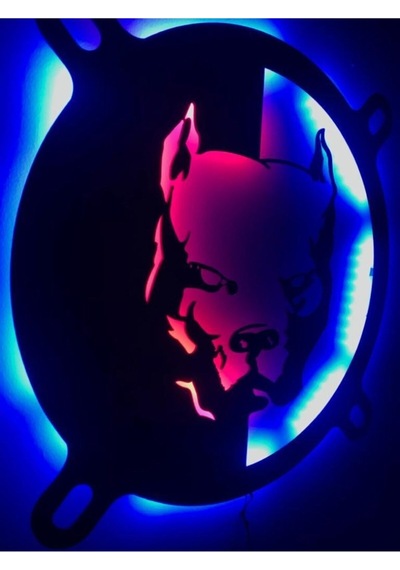 Pitbull Led Işıklı Tablo