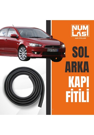 Mitsubishi Lancer Evolution 2007-2016 Sol Arka Kapı Fitili-a Kalite-numlas-nm3067