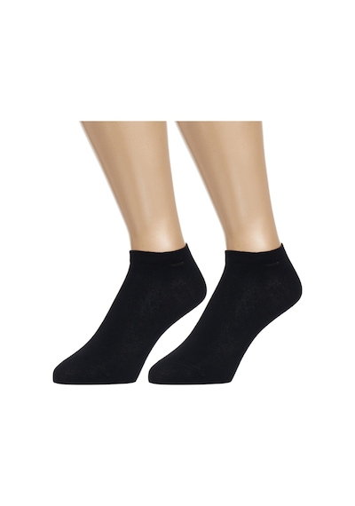 Ozzy Socks 5 Çift Dikişsiz Pamuklu Siyah Unisex Patik Çorap Yazlık Dayanıklı Siyah