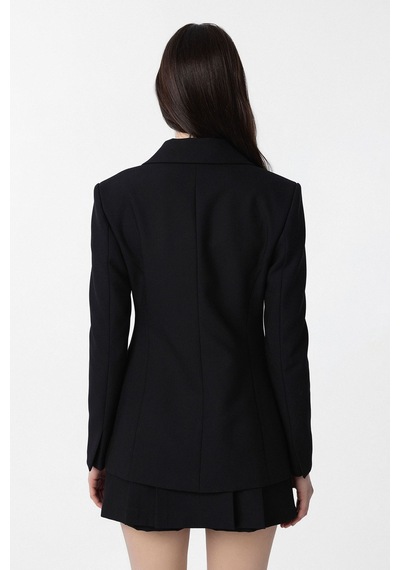 Antioch Vücuda Oturan Kadın Blazer Ceket Ba25y423 Siyah
