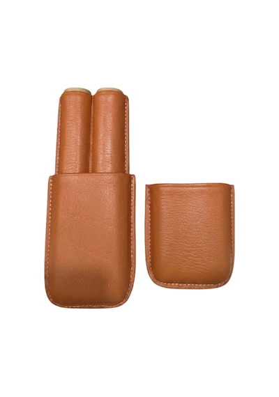 Cohiba Taba İkili Deri Puro Kılıfı Tr9807