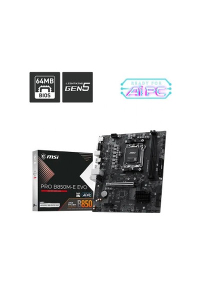 Msı Pro B850m-e Evo Ddr5 Anakart 8200mhzoc
