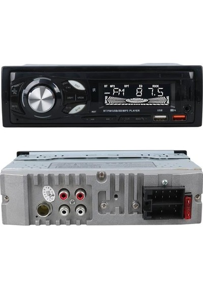 Carstar Cs-107 7 Renkli Çift Usb/sd/fm/aux/bluetooth Kumandalı Oto Teyp 4x60 Watt