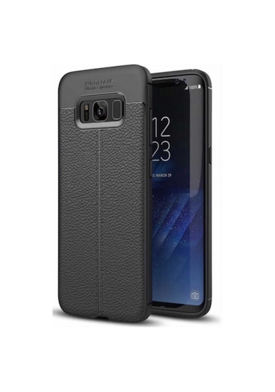 Samsung Galaxy Uyumlu S8 Deri Görünümlü Lux Niss Silikon Kilif 457122648