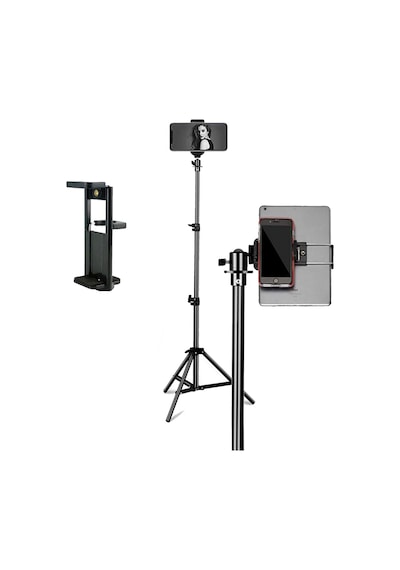 3 Ayak Sabitleyici Alüminyum Cep Telefonu Tablet Kamera Dslr Tripodu 201 Cm - Al2507