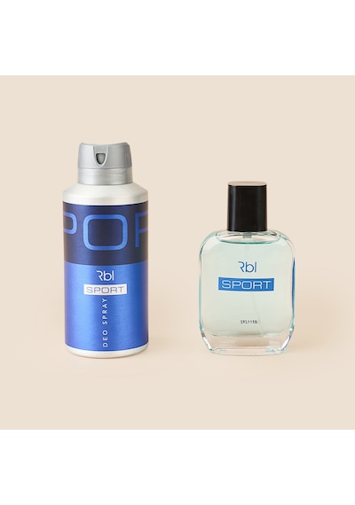 Sport Edt Erkek Deodorant Ve Parfüm Seti - Mavi - 150 Ml + 50 Ml