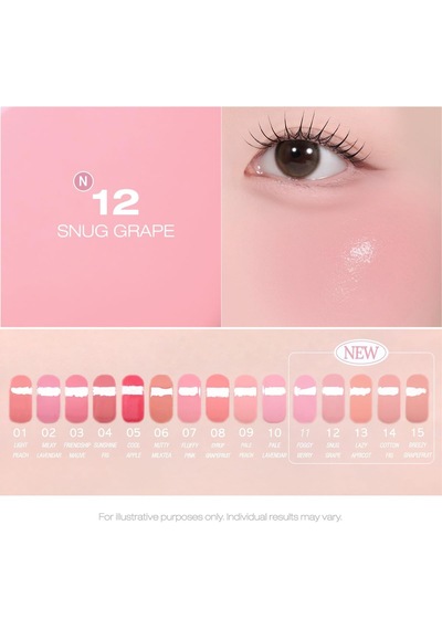 İnce Yapılı, Ciltle Bütünleşen, Pigmentli Likit Allık Syrupy Tok Cheek 12 Snug Mauve Diğer