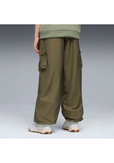Puma Bowtıque Genç Dokuma Kargo Pantolon 632220 81 Yeşil