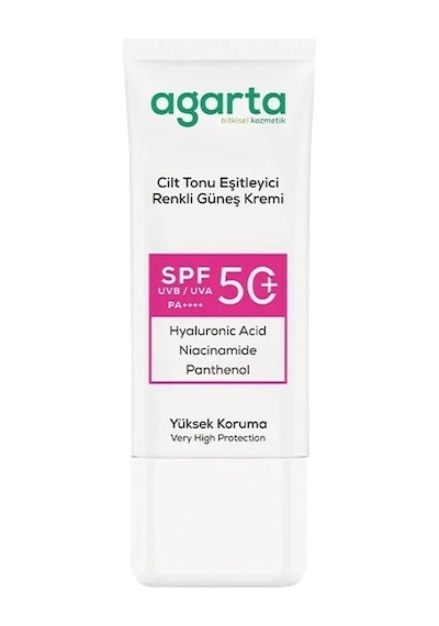 Agarta Cilt Tonu Eşitleyici Kapatıcı Etkili Güneş Kremi 50 Ml