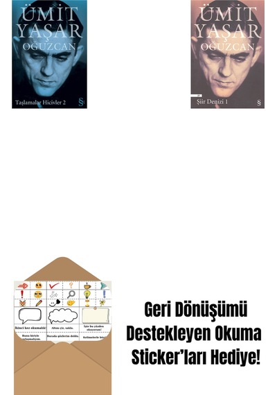 Taşlamalar Hicivler 2 + Şiir Denizi 1 + Okuma Sticker'ları
