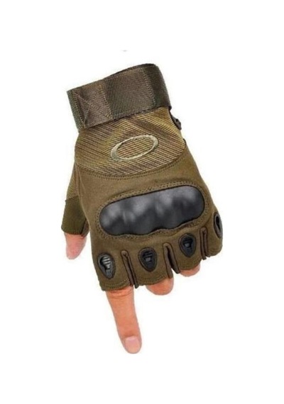 Özcanlar Ticaret Malzeme Ve Tactical Taktik Eldiven Kesik Parmak Korumalı Siyah Renk Yeşil L Yeşil - 252988920 Yeşil