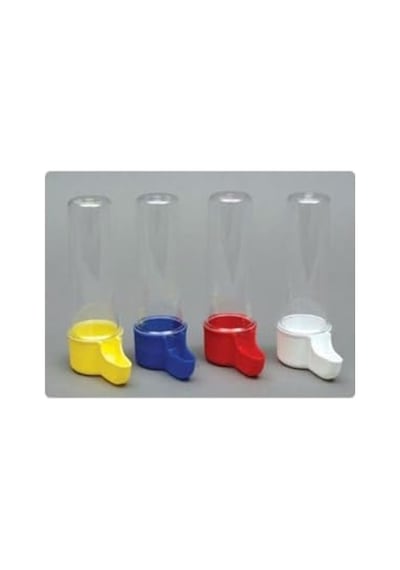 Kuş Suluğu 100 Ml, Şeffaf Tüp, Sarı/mavi/beyaz/kırmızı Kapak