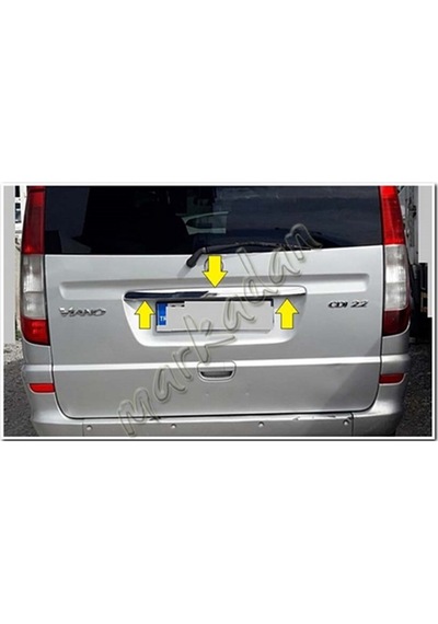 Mercedes Viano Krom Bagaj Çıtası 2004-2014 Paslanmaz Çelik