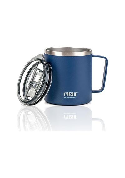 Silviya Mug Vakumlu Paslanmaz Çift Duvarlı Termal Kapaklı 400ml Siyah Diğer