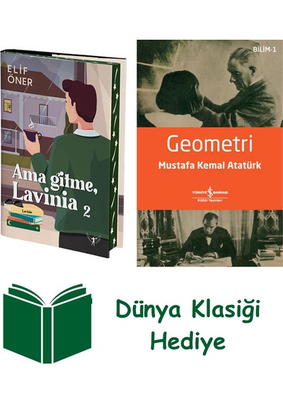 Ama Gitme Lavinia - 2 Ciltli + Geometri + Dünya Klasiği Hediye