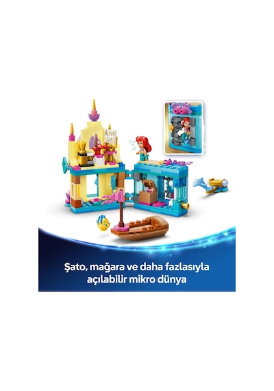 LEGO® ǀ Disney Princess Ariel'in Sihirli Mini Sarayı 43285 – 5 Yaş ve Üzeri Çocuklar için Karakter İçeren Oyuncak Yapım Seti(179P)