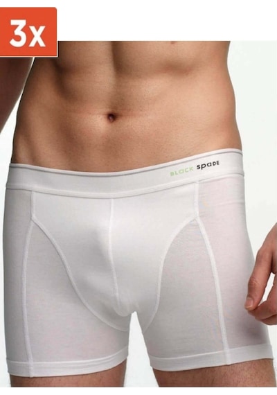 Blackspade 3'Lü Paket Erkek Boxer-Beyaz