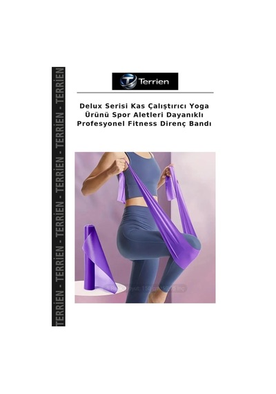 Delux Serisi Kas Çalıştırıcı Yoga Ürünü Spor Aletleri Dayanıklı Profesyonel Fitness Direnç Bandı Çok Renkli