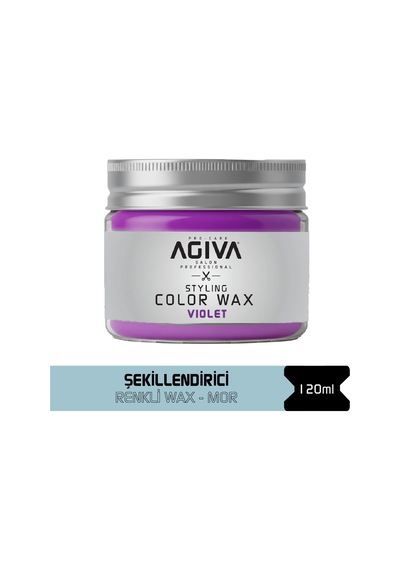 Saç Şekillendirici Ve Renklendirici Wax Mor 120 Gr