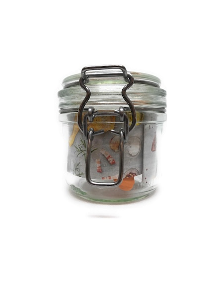 Super Terrines Klipsli/contalı Cam Kavanoz 200 Ml Standart