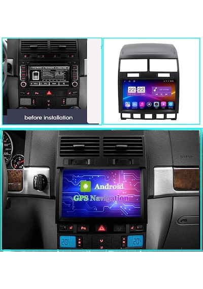 Volkswagen Toureg Old 2002-2010 Android 4 Gb Ram + 64 Gb Rom Carplay Multimedya