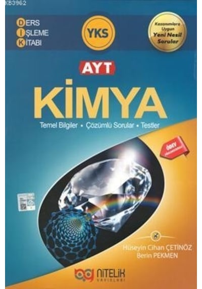 Nitelik Yks Ayt Kimya Ders Işleme Kitabı N11.10539